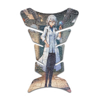 Gas Tank Sticker Motorcycle Tank Pad Protector Anti Slip Fish Bone Anime Artistic - MC Motoparts