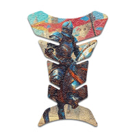 Gas Tank Sticker Motorcycle Tank Pad Protector Anti Slip Fish Bone Japanese Sci Fi - MC Motoparts