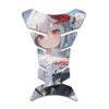Gas Tank Sticker Motorcycle Tank Pad Protector Anti Slip Fish Bone Abstract Anime - MC Motoparts