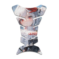 Gas Tank Sticker Motorcycle Tank Pad Protector Anti Slip Fish Bone Abstract Anime - MC Motoparts