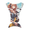 Gas Tank Sticker Motorcycle Tank Pad Protector Anti Slip Fish Bone Anime Artistic - MC Motoparts