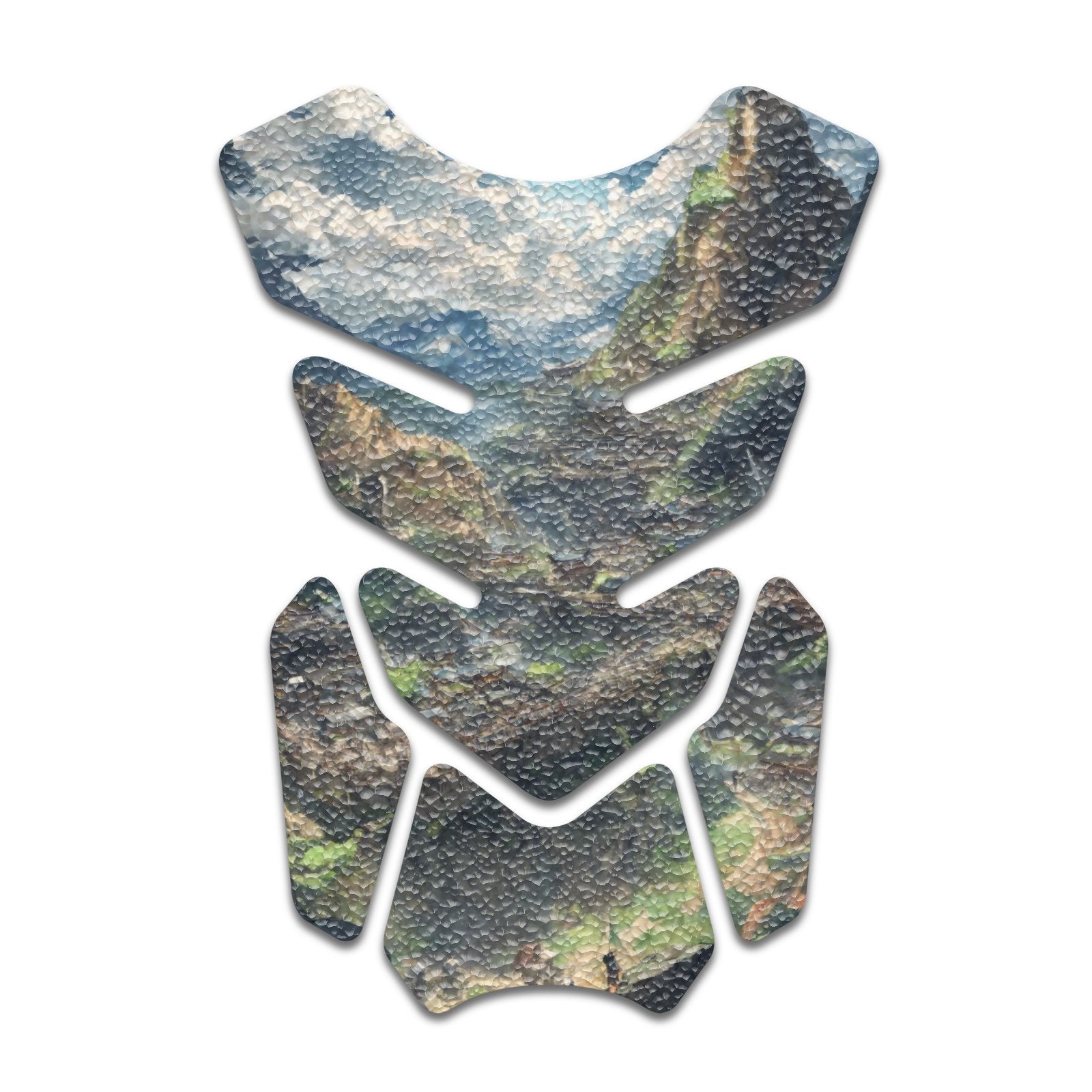 Gas Tank Sticker Motorcycle Tank Pad Protector Anti Slip Shield Neon Fantasy Art - MC Motoparts