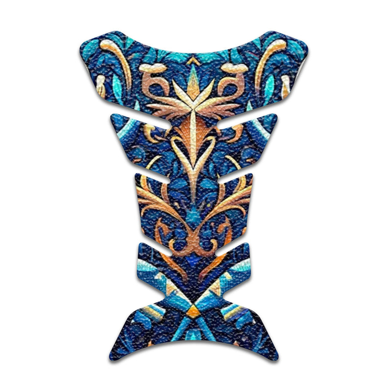 Gas Tank Sticker Motorcycle Tank Pad Protector Anti Slip Fish Bone Japanese Sci Fi - MC Motoparts