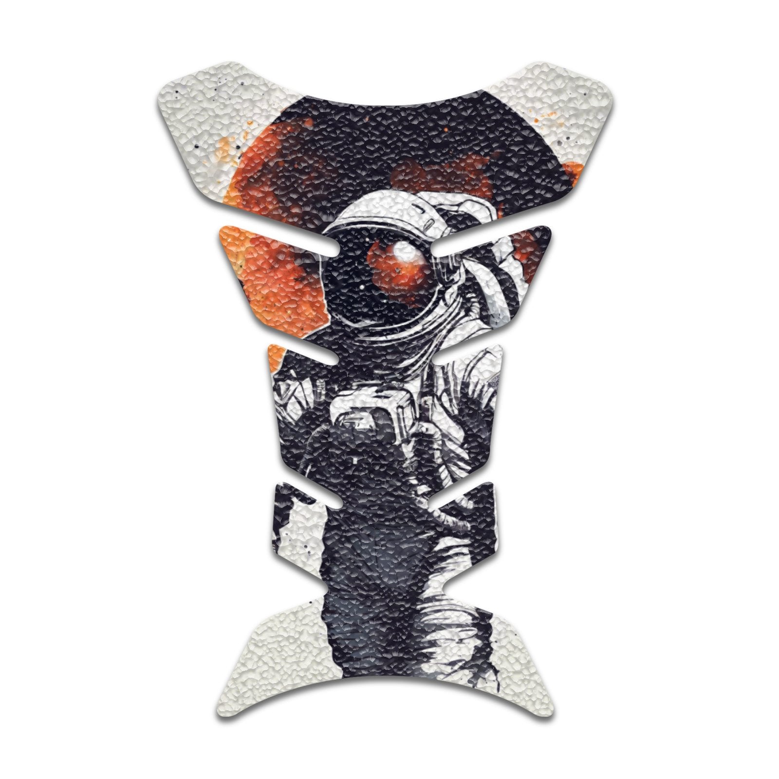 Gas Tank Sticker Motorcycle Tank Pad Protector Anti Slip Fish Bone Japanese Sci Fi - MC Motoparts