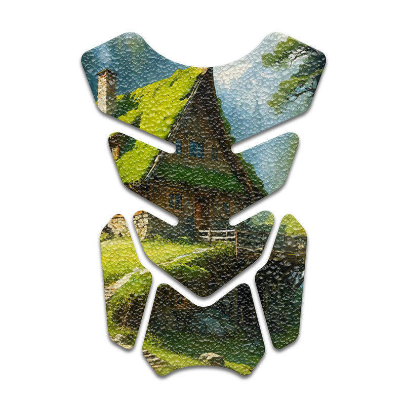 Gas Tank Sticker Motorcycle Tank Pad Protector Anti Slip Shield Vintage Wave MC Motoparts x StickerBao