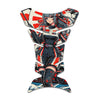 Gas Tank Sticker Motorcycle Tank Pad Protector Anti Slip Fish Bone Anime Artistic - MC Motoparts