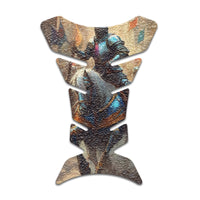 Gas Tank Sticker Motorcycle Tank Pad Protector Anti Slip Fish Bone Japanese Sci Fi - MC Motoparts