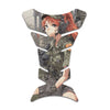 Gas Tank Sticker Motorcycle Tank Pad Protector Anti Slip Fish Bone Anime Artistic - MC Motoparts