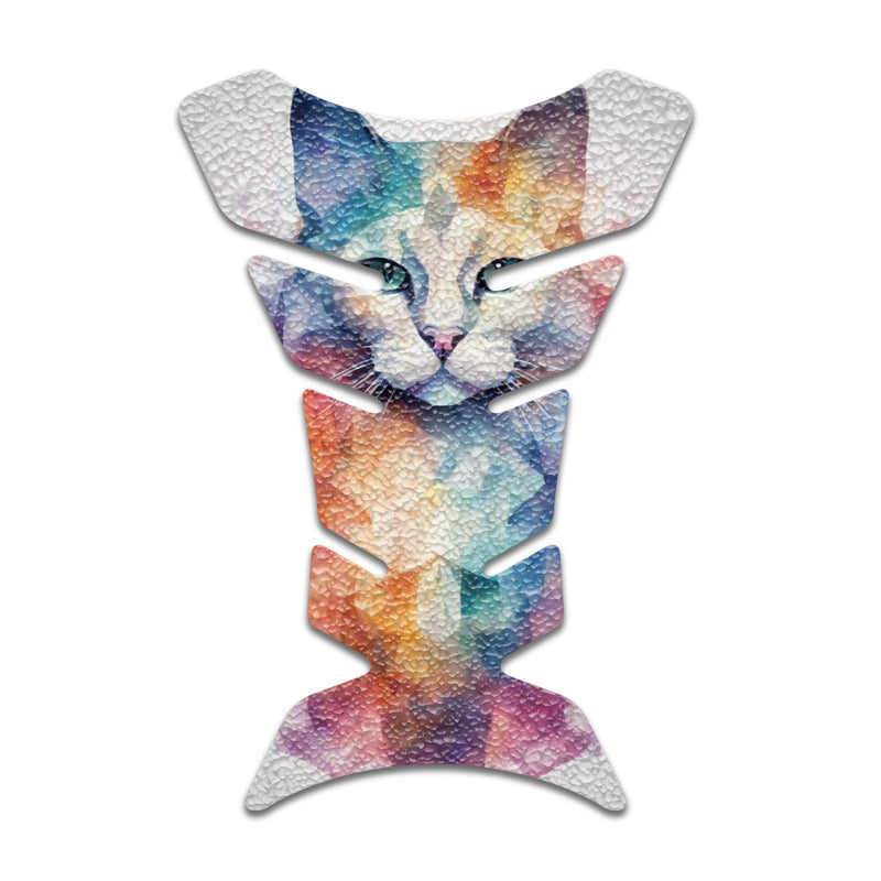 Gas Tank Sticker Motorcycle Tank Pad Protector Anti Slip Fish Bone Anime Artistic - MC Motoparts