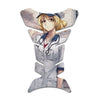 Gas Tank Sticker Motorcycle Tank Pad Protector Anti Slip Fish Bone Anime Artistic - MC Motoparts