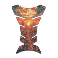 Gas Tank Sticker Motorcycle Tank Pad Protector Anti Slip Fish Bone Japanese Sci Fi - MC Motoparts