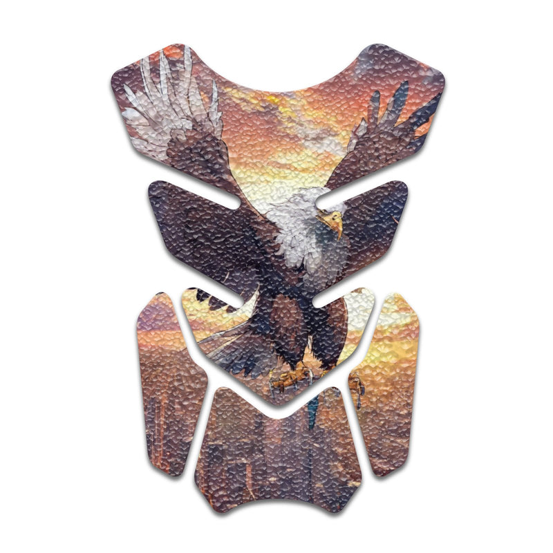 Gas Tank Sticker Motorcycle Tank Pad Protector Anti Slip Shield Neon Fantasy Art - MC Motoparts