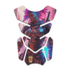 Gas Tank Sticker Motorcycle Tank Pad Protector Anti Slip Shield Neon Fantasy Art - MC Motoparts