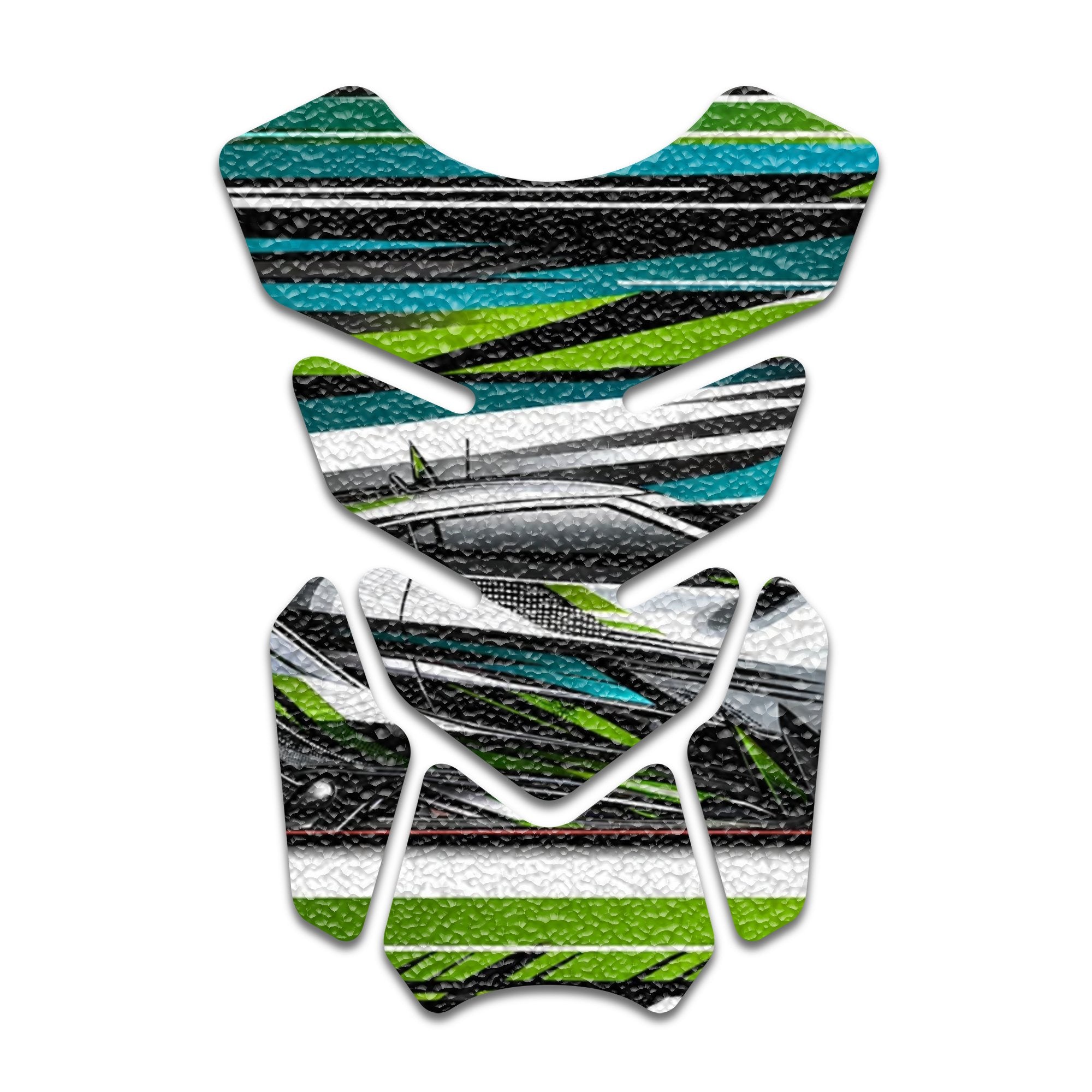 Gas Tank Sticker Motorcycle Tank Pad Protector Anti Slip Shield Vintage Wave MC Motoparts x StickerBao