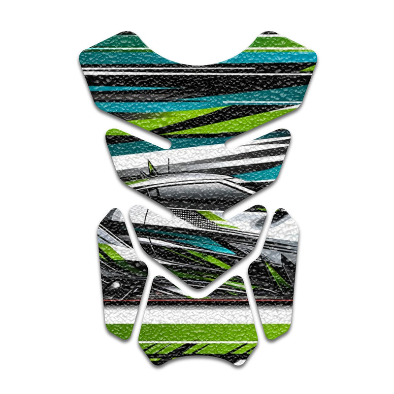 Gas Tank Sticker Motorcycle Tank Pad Protector Anti Slip Shield Vintage Wave MC Motoparts x StickerBao