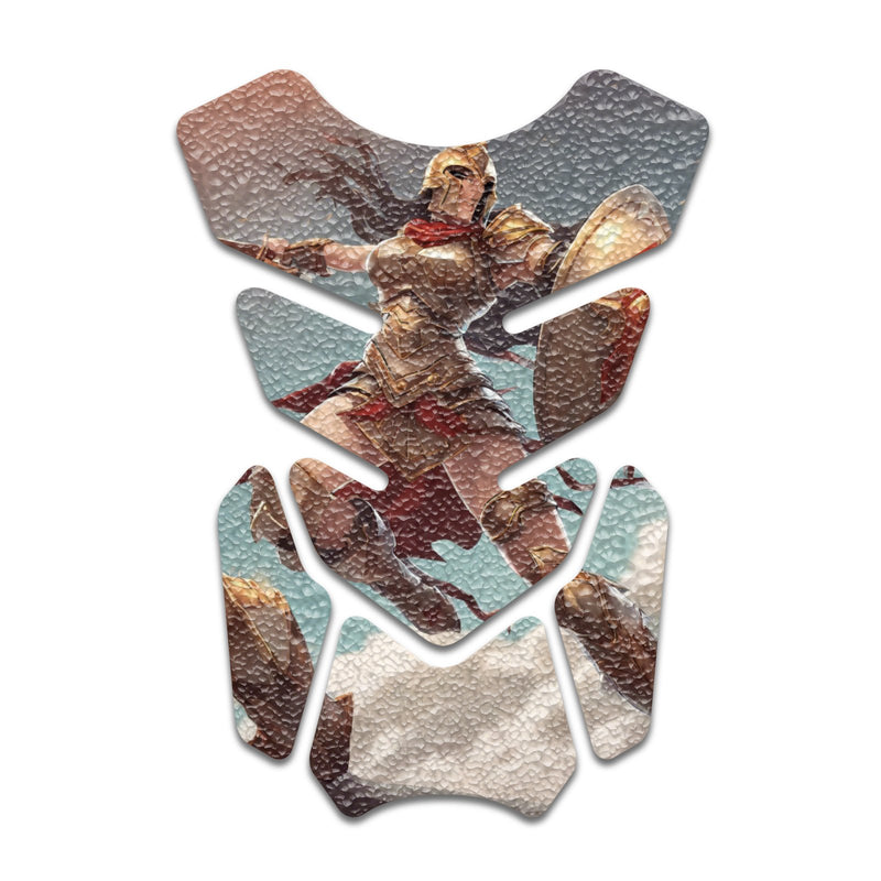 Gas Tank Sticker Motorcycle Tank Pad Protector Anti Slip Shield Vintage Wave - MC Motoparts