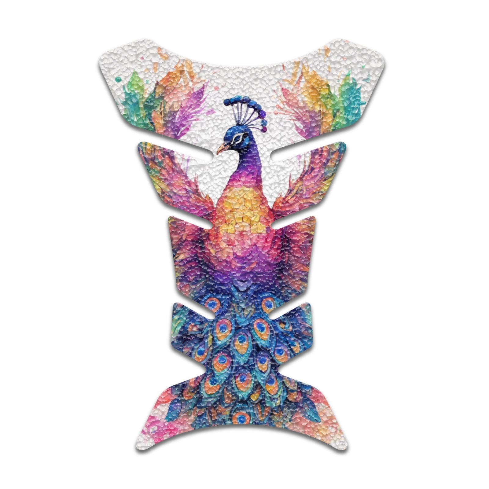 Gas Tank Sticker Motorcycle Tank Pad Protector Anti Slip Fish Bone Japanese Sci Fi - MC Motoparts