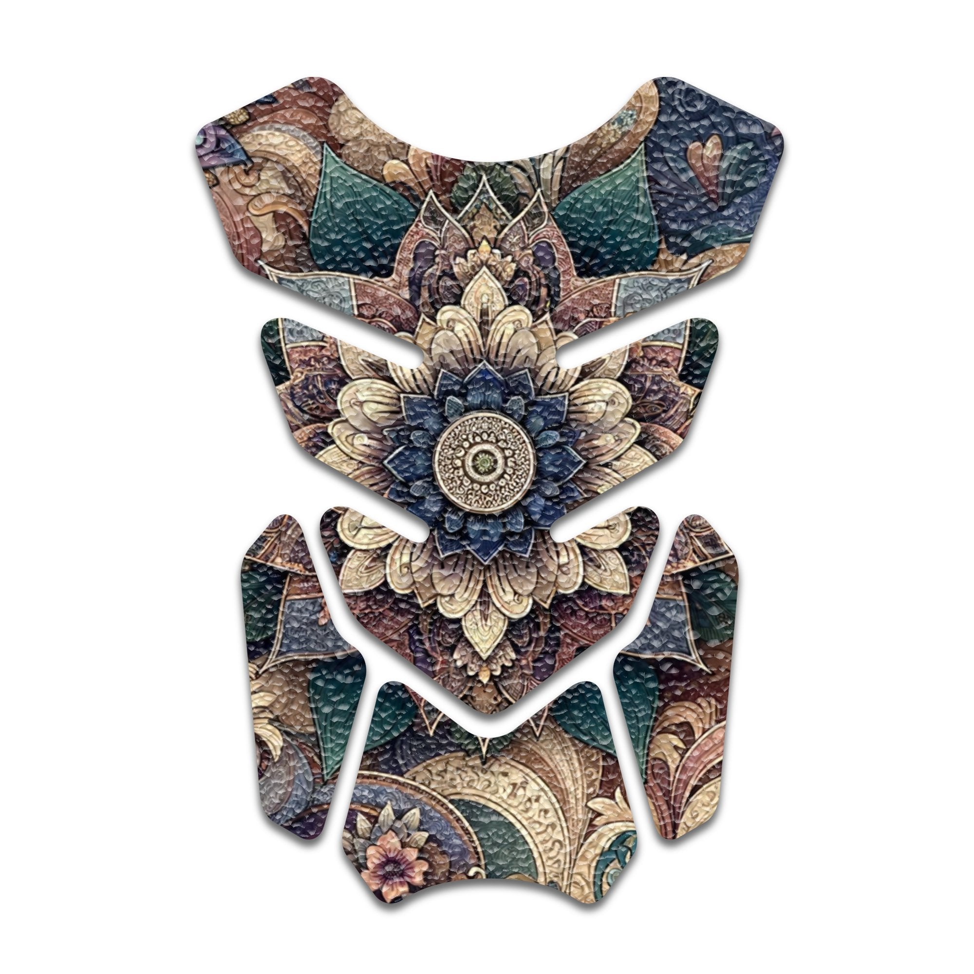 Gas Tank Sticker Motorcycle Tank Pad Protector Anti Slip Shield Neon Fantasy Art - MC Motoparts