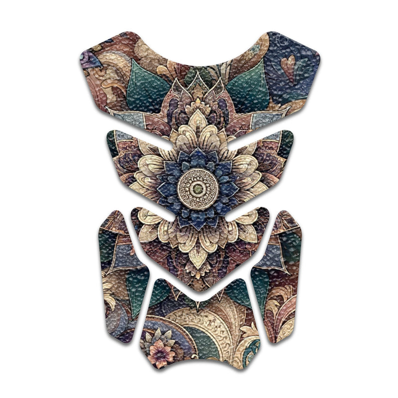 Gas Tank Sticker Motorcycle Tank Pad Protector Anti Slip Shield Neon Fantasy Art - MC Motoparts