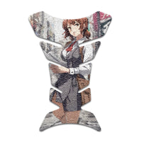 Gas Tank Sticker Motorcycle Tank Pad Protector Anti Slip Fish Bone Abstract Anime - MC Motoparts