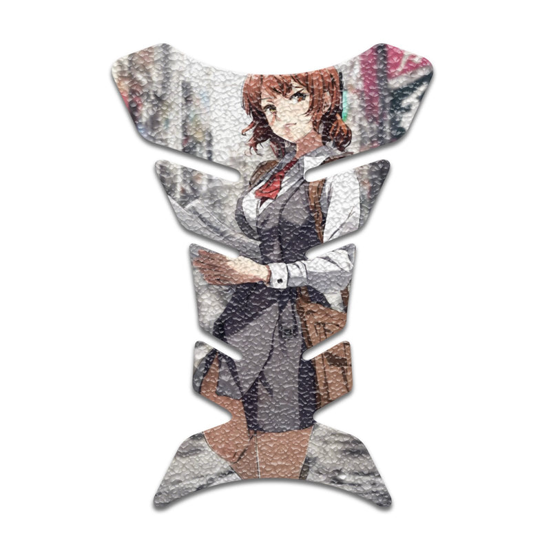 Gas Tank Sticker Motorcycle Tank Pad Protector Anti Slip Fish Bone Abstract Anime - MC Motoparts