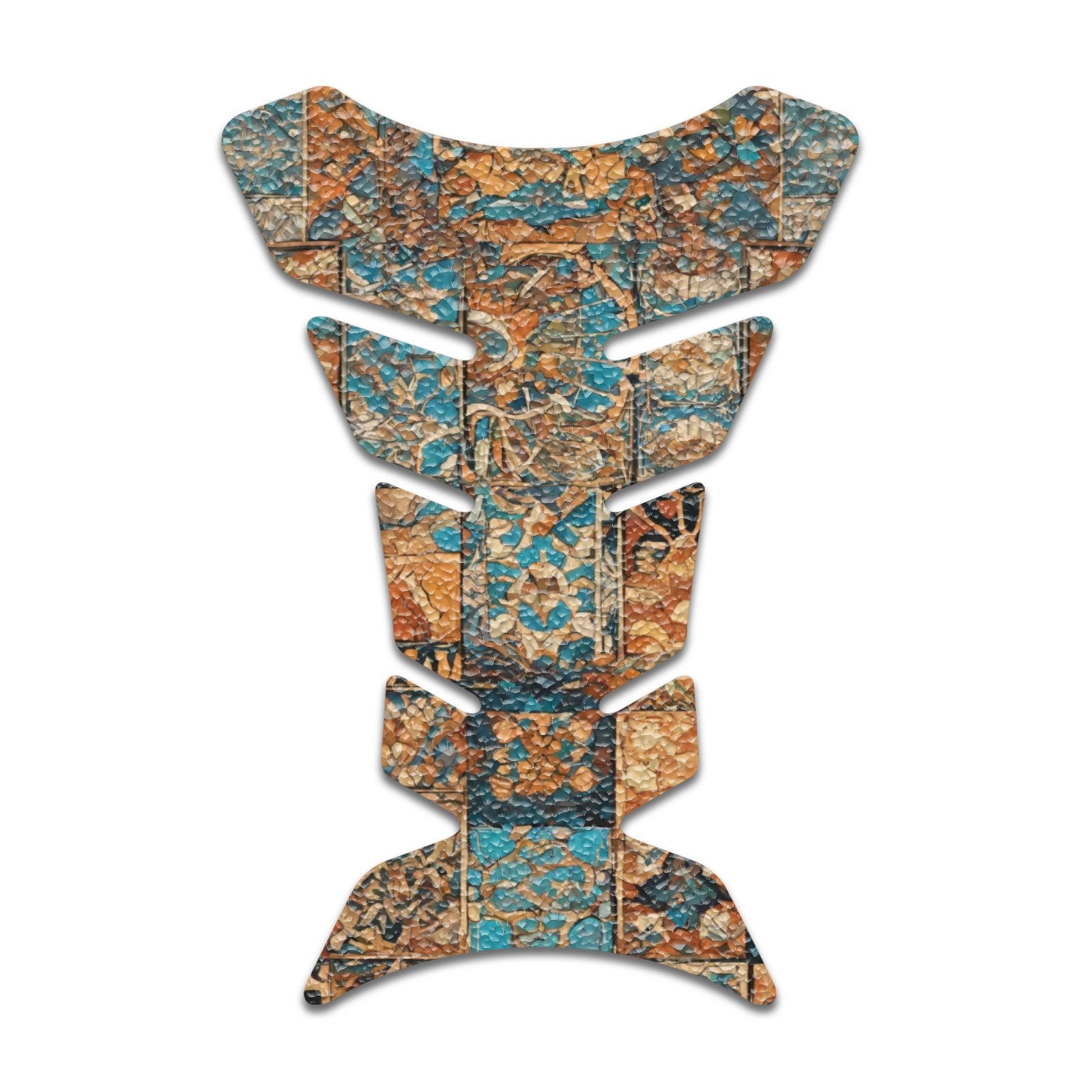 Gas Tank Sticker Motorcycle Tank Pad Protector Anti Slip Fish Bone Anime Artistic - MC Motoparts