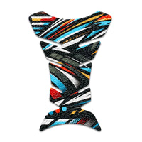 Gas Tank Sticker Motorcycle Tank Pad Protector Anti Slip Fish Bone Vintage Wave - MC Motoparts