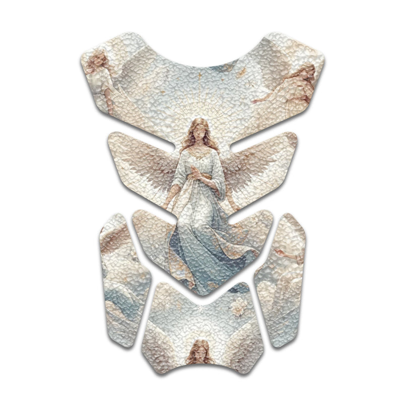 Gas Tank Sticker Motorcycle Tank Pad Protector Anti Slip Shield Neon Fantasy Art - MC Motoparts