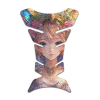 Gas Tank Sticker Motorcycle Tank Pad Protector Anti Slip Fish Bone Abstract Anime - MC Motoparts