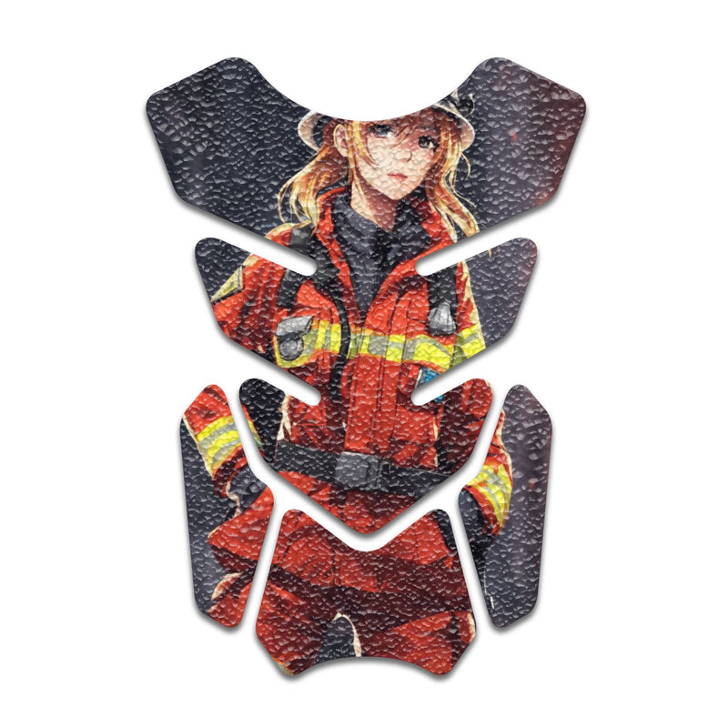 Gas Tank Sticker Motorcycle Tank Pad Protector Anti Slip Shield Neon Fantasy Art - MC Motoparts