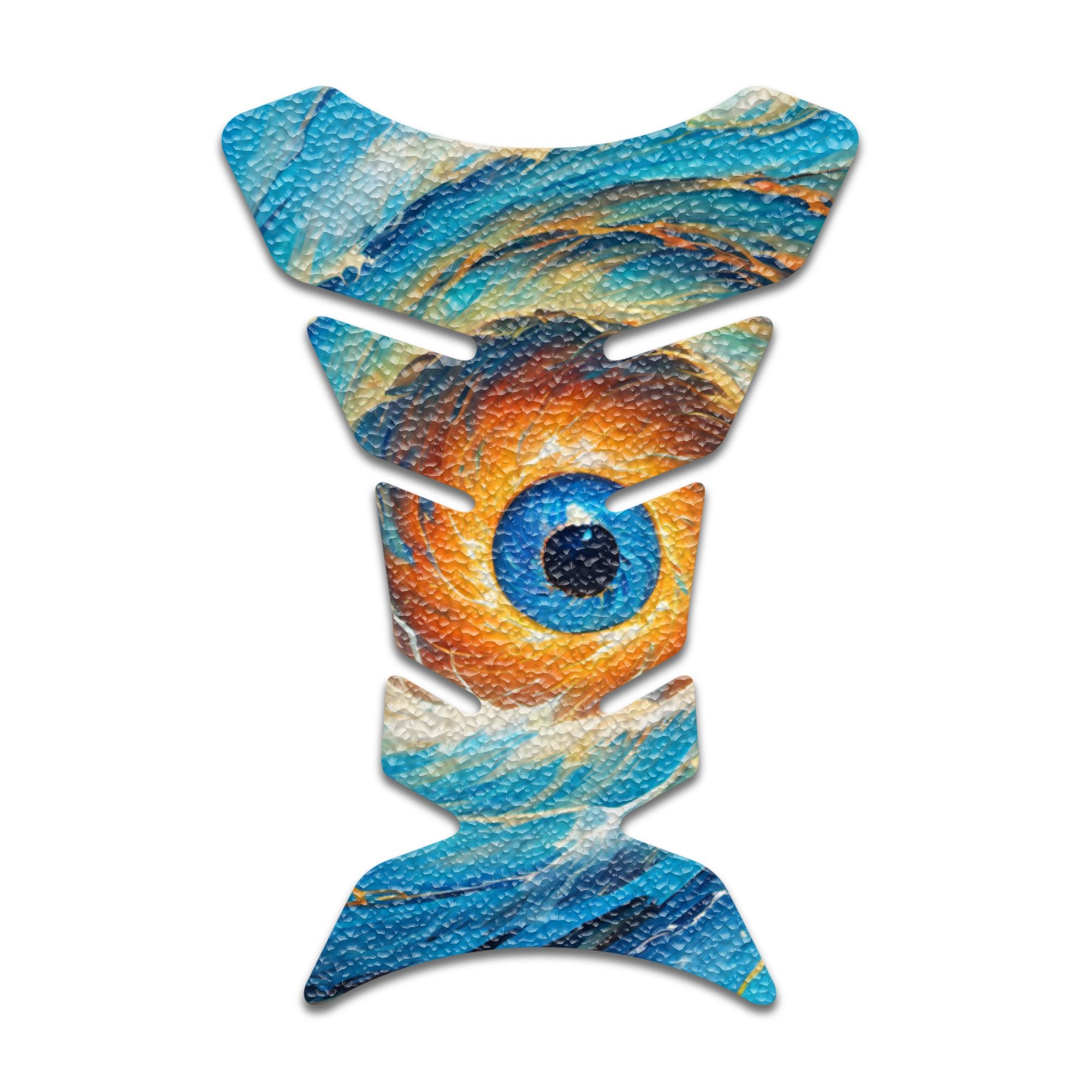 Gas Tank Sticker Motorcycle Tank Pad Protector Anti Slip Fish Bone Abstract Anime - MC Motoparts