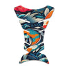 Gas Tank Sticker Motorcycle Tank Pad Protector Anti Slip Fish Bone Japanese Sci Fi - MC Motoparts