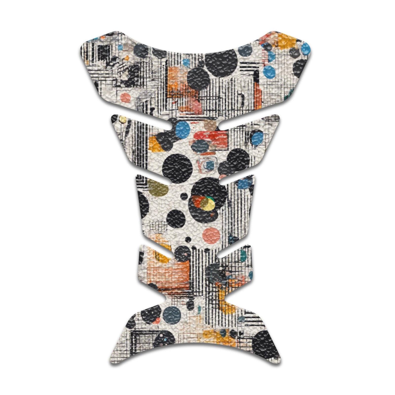 Gas Tank Sticker Motorcycle Tank Pad Protector Anti Slip Fish Bone Abstract Anime - MC Motoparts