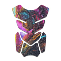 Gas Tank Sticker Motorcycle Tank Pad Protector Anti Slip Shield Neon Fantasy Art - MC Motoparts