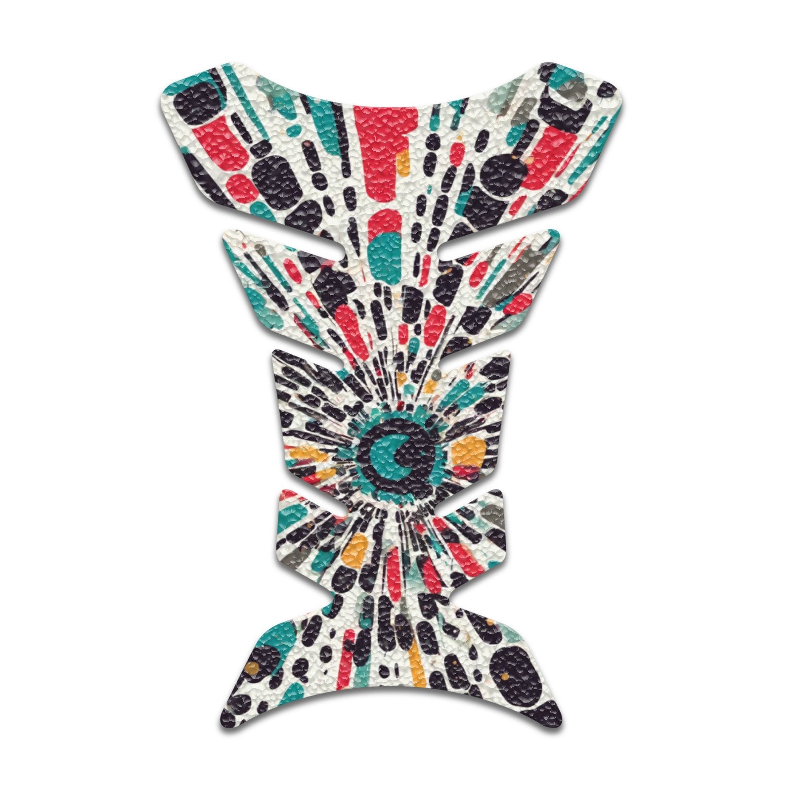 Gas Tank Sticker Motorcycle Tank Pad Protector Anti Slip Fish Bone Abstract Anime - MC Motoparts