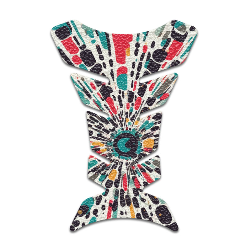 Gas Tank Sticker Motorcycle Tank Pad Protector Anti Slip Fish Bone Abstract Anime - MC Motoparts