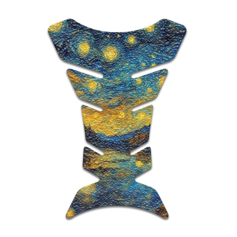 Gas Tank Sticker Motorcycle Tank Pad Protector Anti Slip Fish Bone Japanese Sci Fi - MC Motoparts