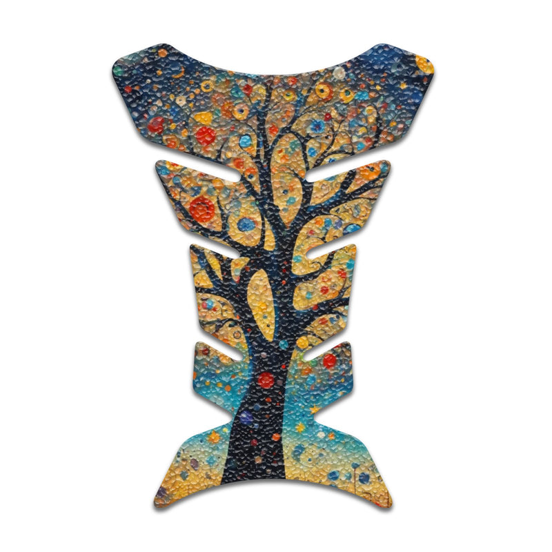 Gas Tank Sticker Motorcycle Tank Pad Protector Anti Slip Fish Bone Vintage Wave - MC Motoparts