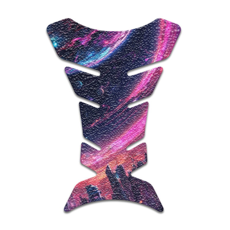 Gas Tank Sticker Motorcycle Tank Pad Protector Anti Slip Fish Bone Japanese Sci Fi - MC Motoparts