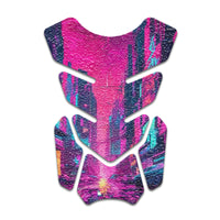 Gas Tank Sticker Motorcycle Tank Pad Protector Anti Slip Shield Neon Fantasy Art - MC Motoparts