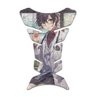 Gas Tank Sticker Motorcycle Tank Pad Protector Anti Slip Fish Bone Anime Artistic - MC Motoparts