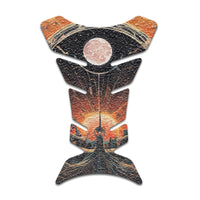 Gas Tank Sticker Motorcycle Tank Pad Protector Anti Slip Fish Bone Japanese Sci Fi - MC Motoparts