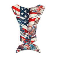 Gas Tank Sticker Motorcycle Tank Pad Protector Anti Slip Fish Bone Abstract Anime - MC Motoparts