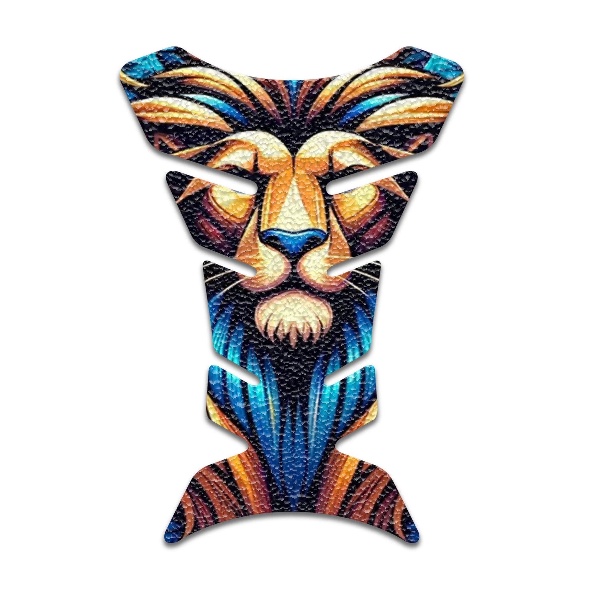 Gas Tank Sticker Motorcycle Tank Pad Protector Anti Slip Fish Bone Japanese Sci Fi - MC Motoparts