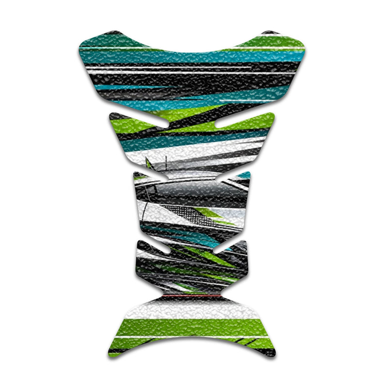 Gas Tank Sticker Motorcycle Tank Pad Protector Anti Slip Fish Bone Vintage Wave - MC Motoparts