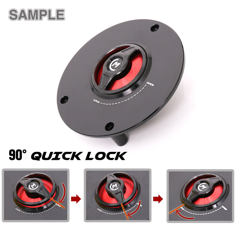 Quick Lock Release REVO fuel cap for mototorcycle