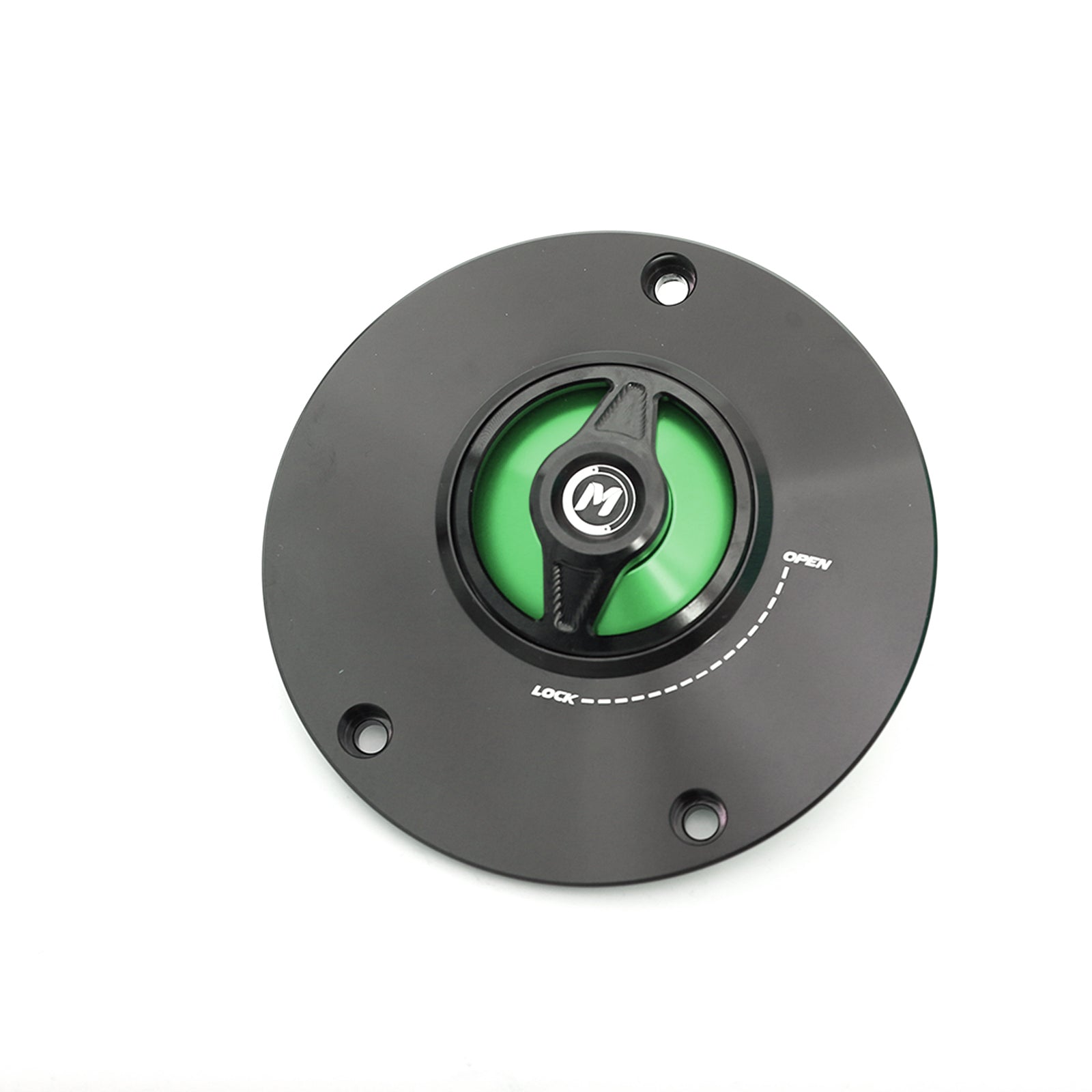 Green fuel cap Fit Kawasaki ZX10R ZX6R ER6F Z1000 Z900 REVO Quick Release Fuel Cap