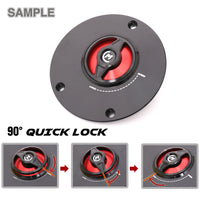 Quick Lock Release REVO fuel cap for mototorcycle