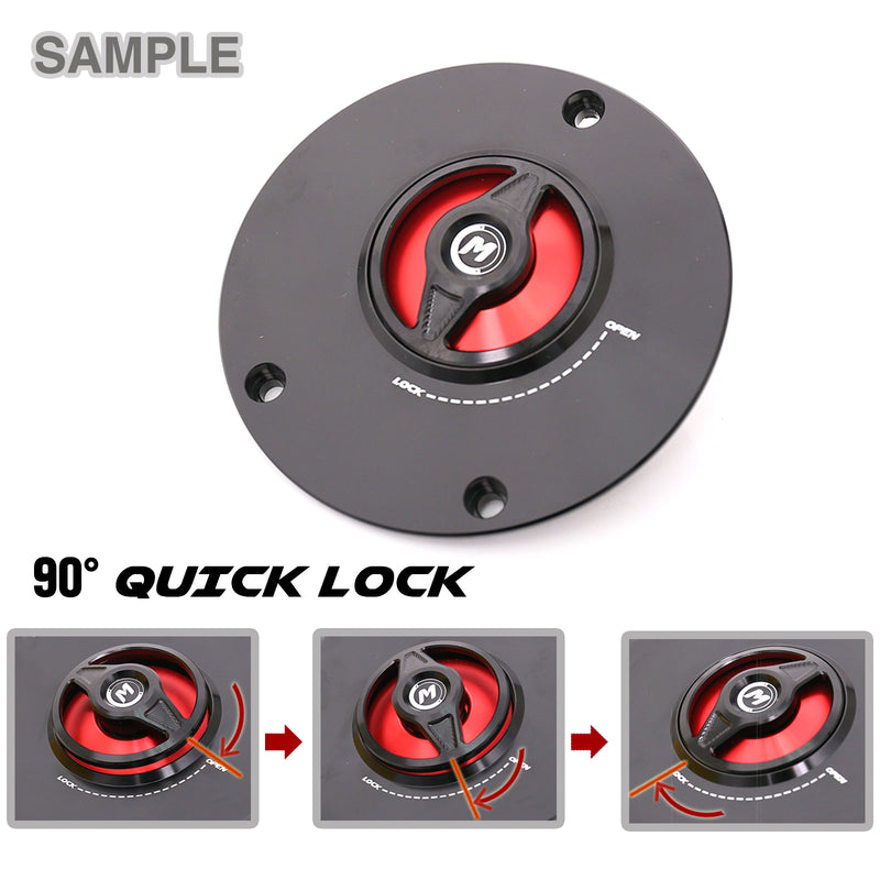 Quick Lock Release REVO fuel cap for mototorcycle