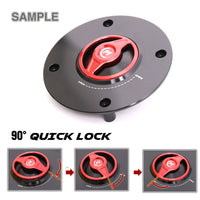Detail about fuel cap Fit Suzuki GSX-R1000 GSXR750 REVO Quick Lock Fuel Cap